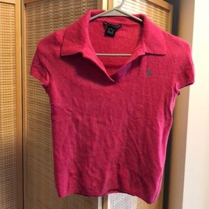 Short sleeve sweater polo